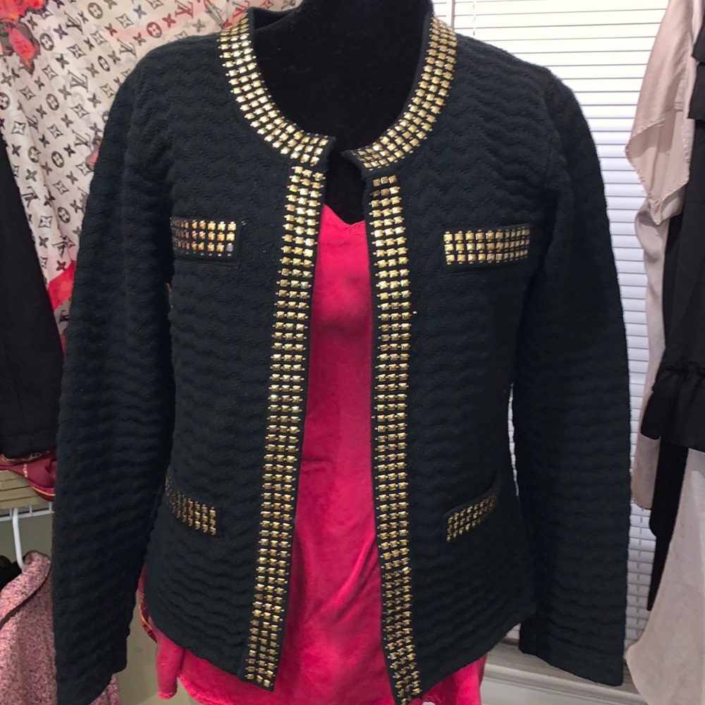 Black and Gold Women's Sweater